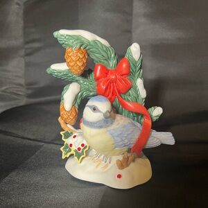 🎅🏻🧑‍🎄 Lenox 2010 Blue Titmouse Christmas Bird Collection. EUC
